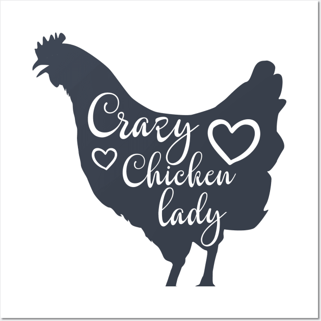 Crazy Chicken Lady Wall Art by CB Creative Images